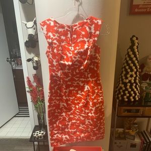 Milly red/white dress Sz 4